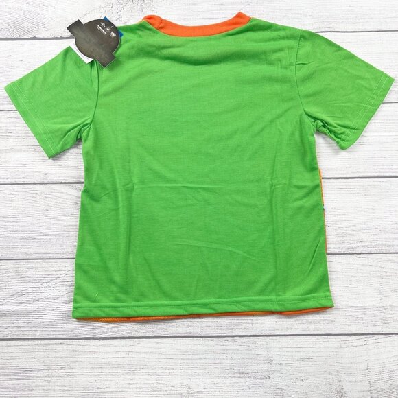 Jurassic World Boys Pajamas 3pc Set Dinosaur Sleepwear Shirt Tank Pants NWT 8 - Picture 4 of 8